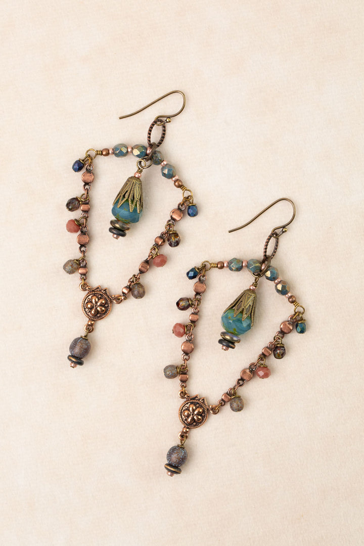 Storyteller Czech Glass Statement Earrings