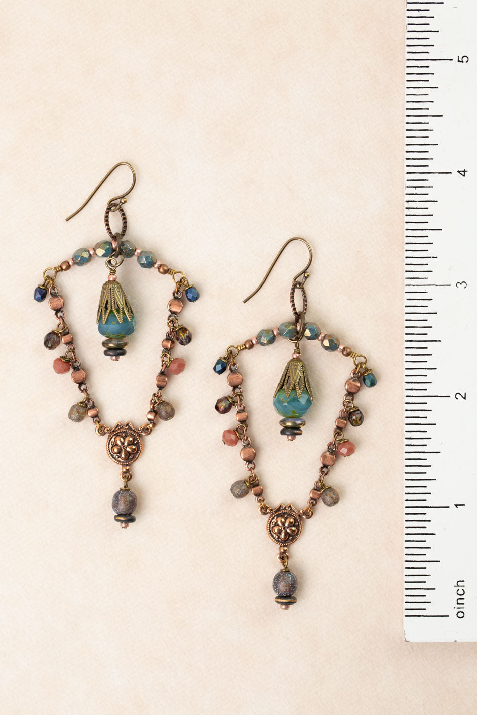 Storyteller Czech Glass Statement Earrings