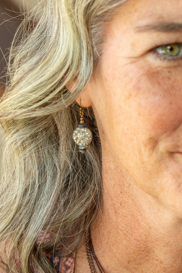 Storyteller Czech Glass Statement Earrings