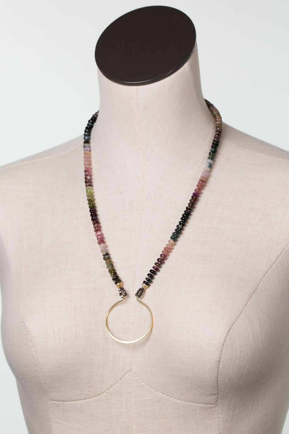 Tourmaline 23.75-25.75" Necklace
