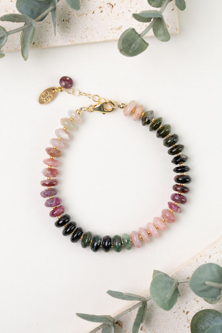 Tourmaline 7.5-8.5" Simple Bracelet