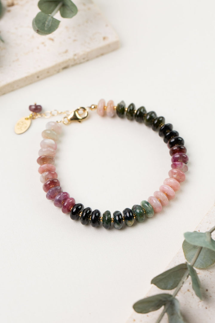 Tourmaline 7.5-8.5" Simple Bracelet