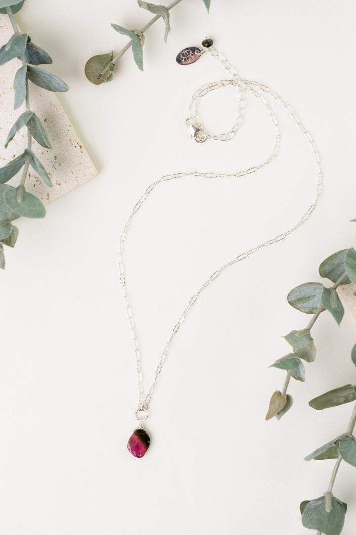 Tourmaline 16-18" Briolette Simple Necklace