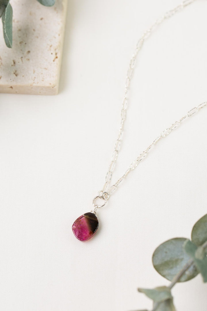 Tourmaline 16-18" Briolette Simple Necklace