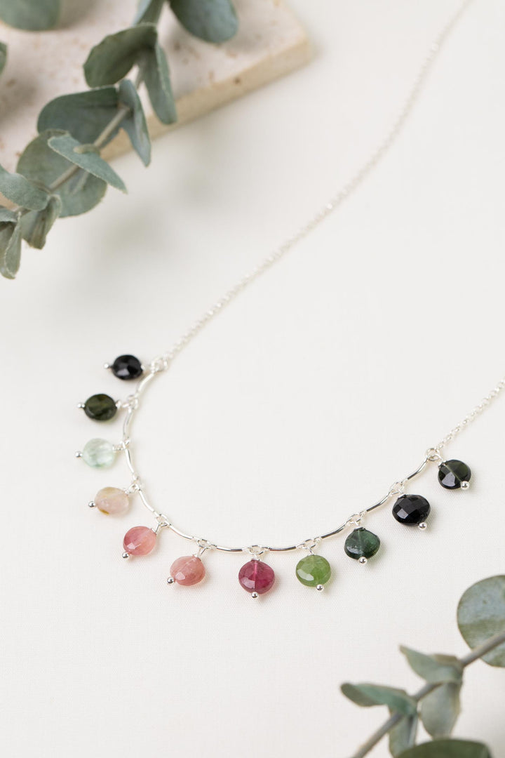 Tourmaline 18.5-20.5" Simple Necklace