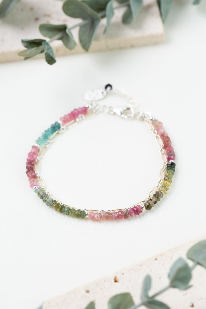 Tourmaline 7.5-8.5" Multistrand Bracelet