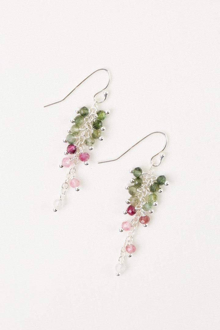 Tourmaline Cluster Earrings
