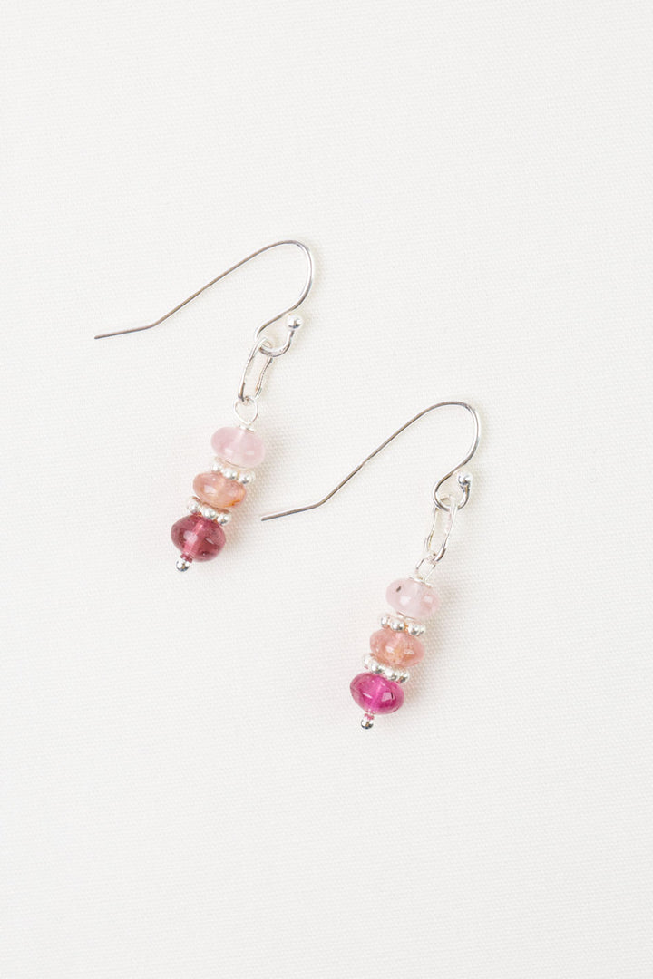 Tourmaline Simple Earrings