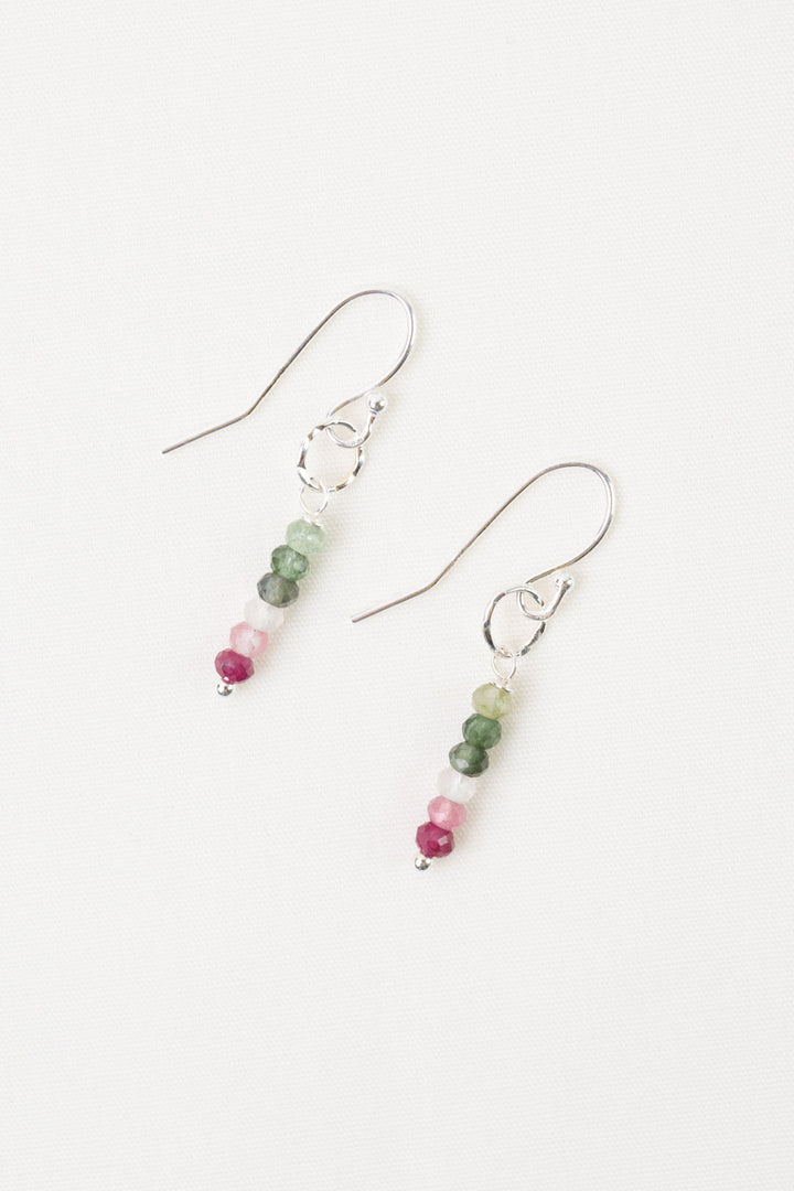 Tourmaline Simple Earrings