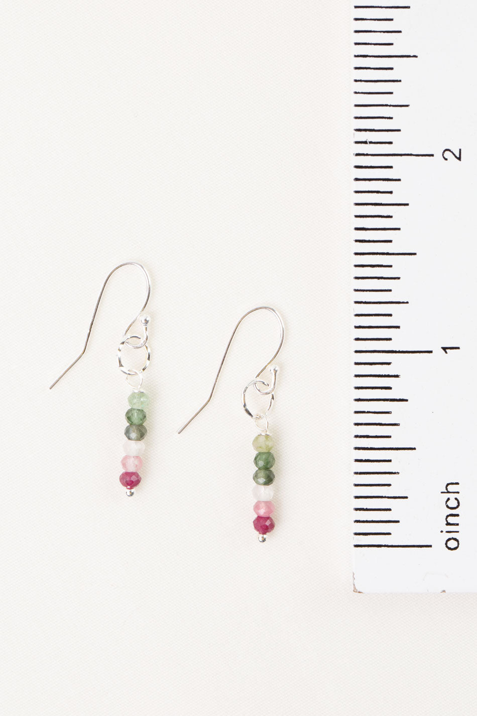 Tourmaline Simple Earrings
