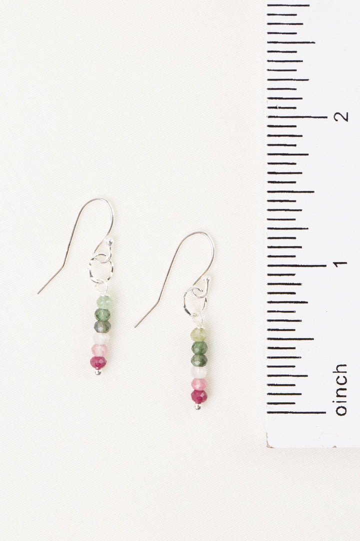 Tourmaline Simple Earrings
