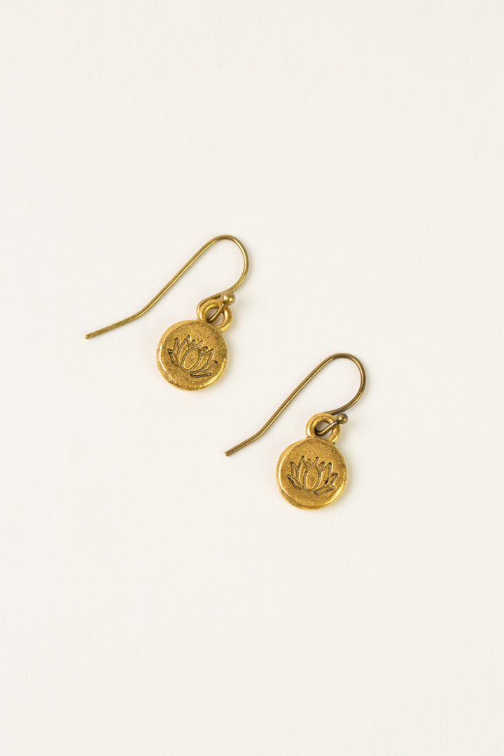 Transcend Lotus Simple Earrings