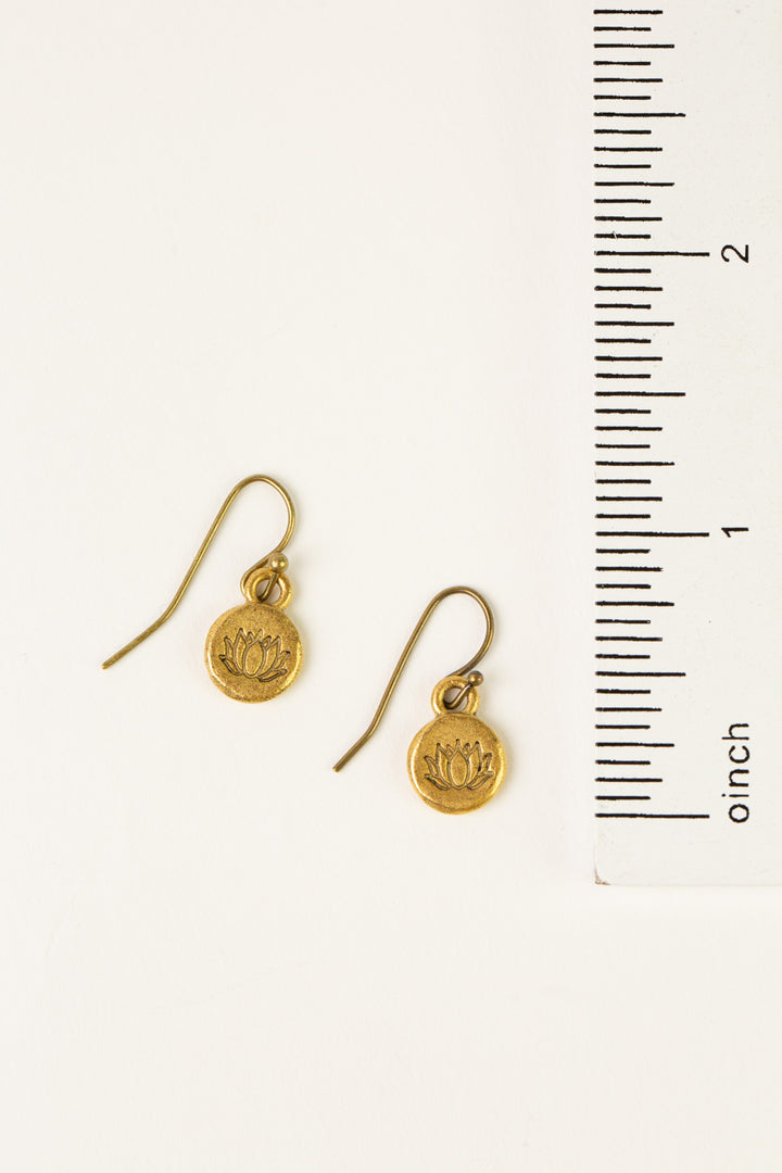 Transcend Lotus Simple Earrings