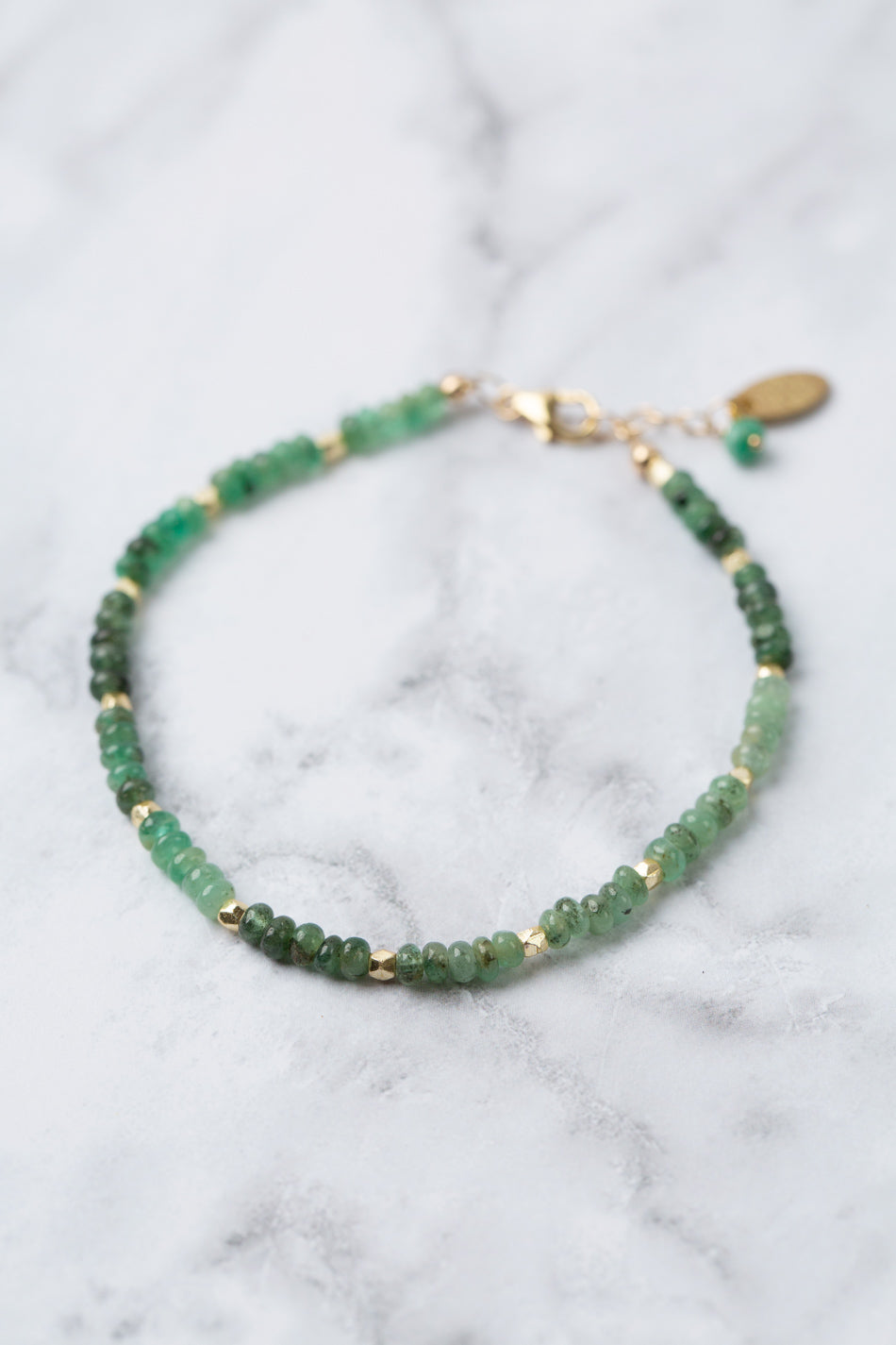 Verdant 7.5-8.5" Emerald Simple Bracelet