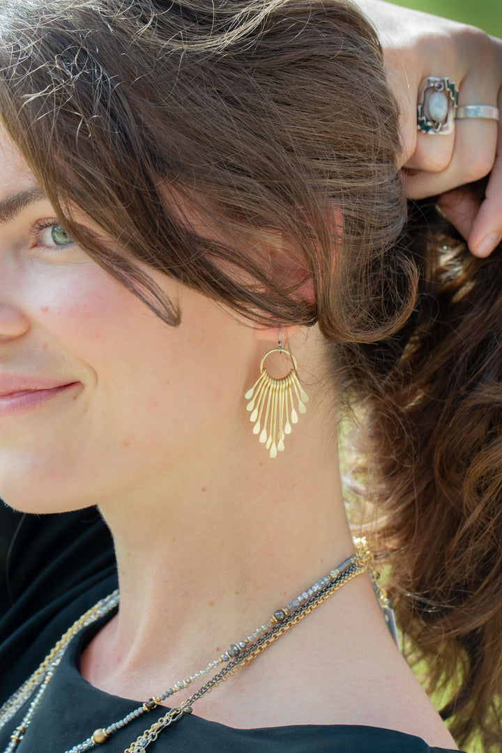 Silver & Gold Statement Earrings
