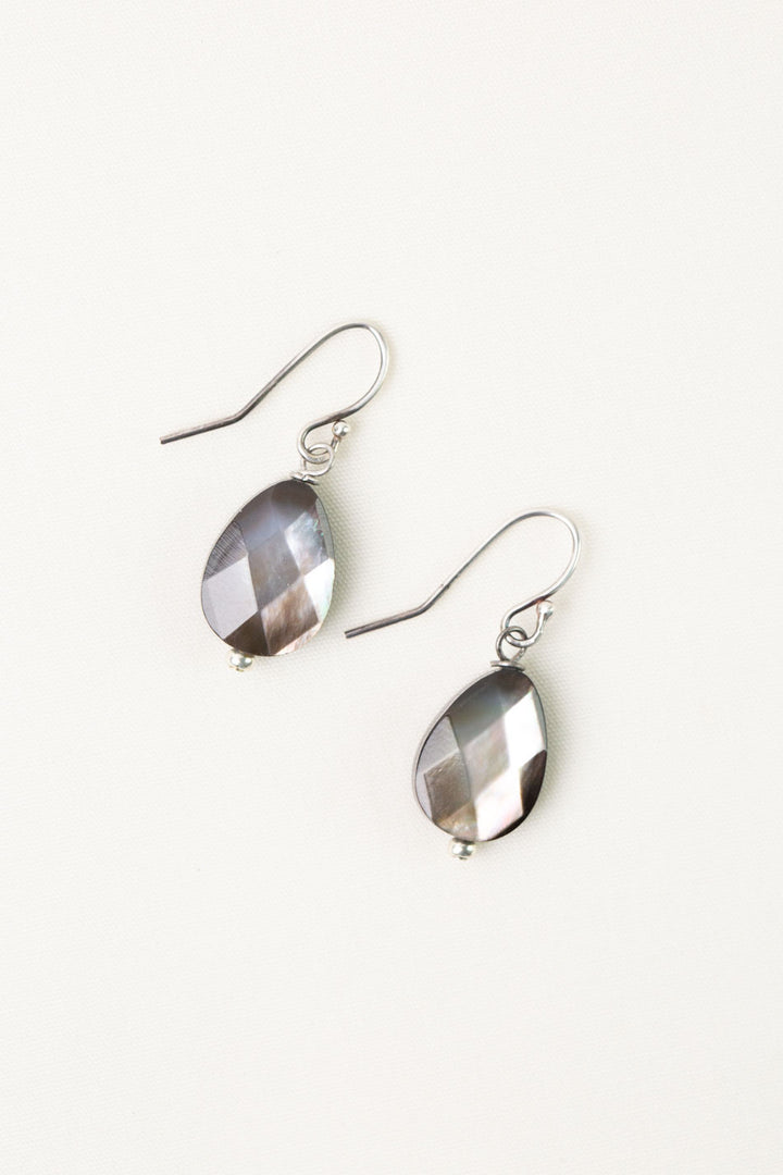 Windsor Castle Mother Of Pearl Simple Earrings