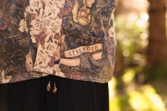 Lionheart Fleece Cottage Cardigan Kimono Jacket