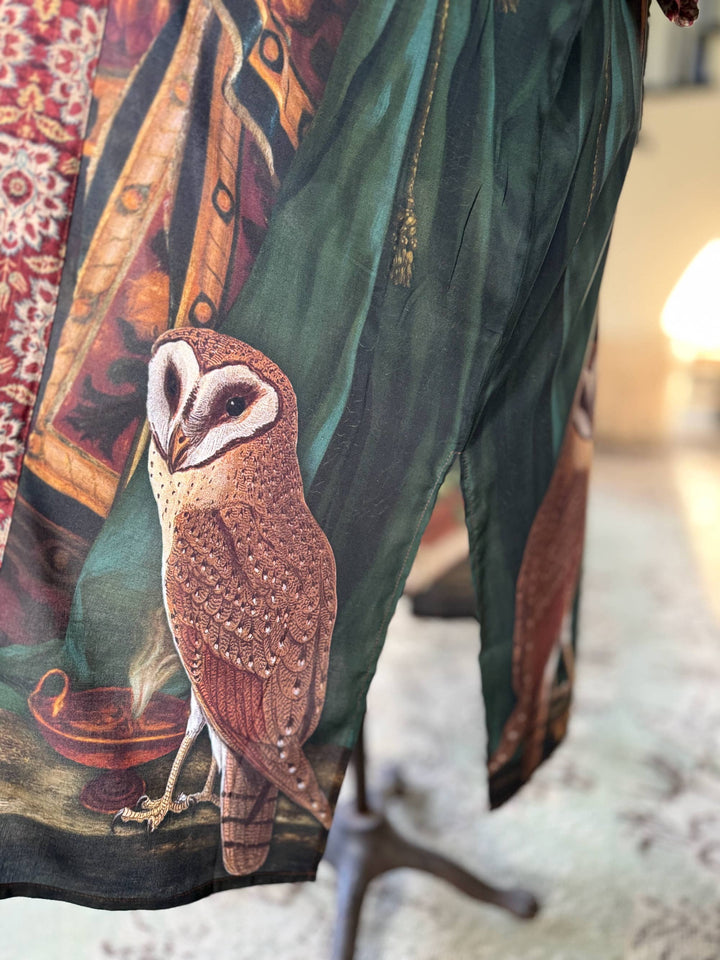 Solstice Opera Duster Kimono Robe ft. Persephone, Moon & Owl