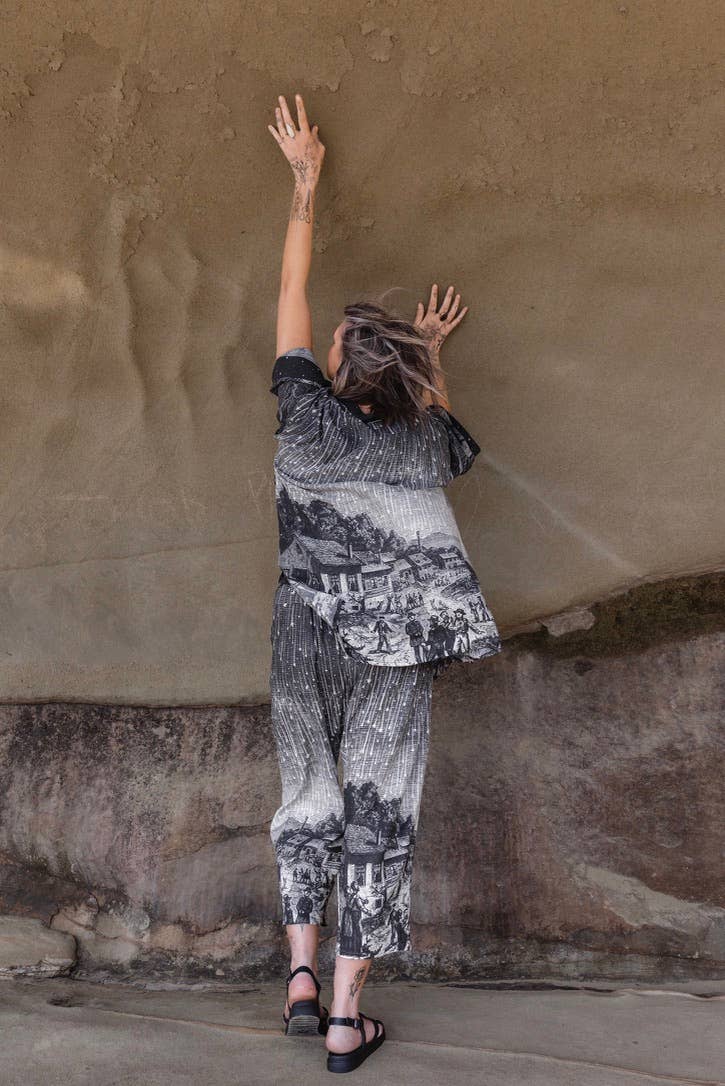 The Stargazer Matineé Duster w/ Celestial Print