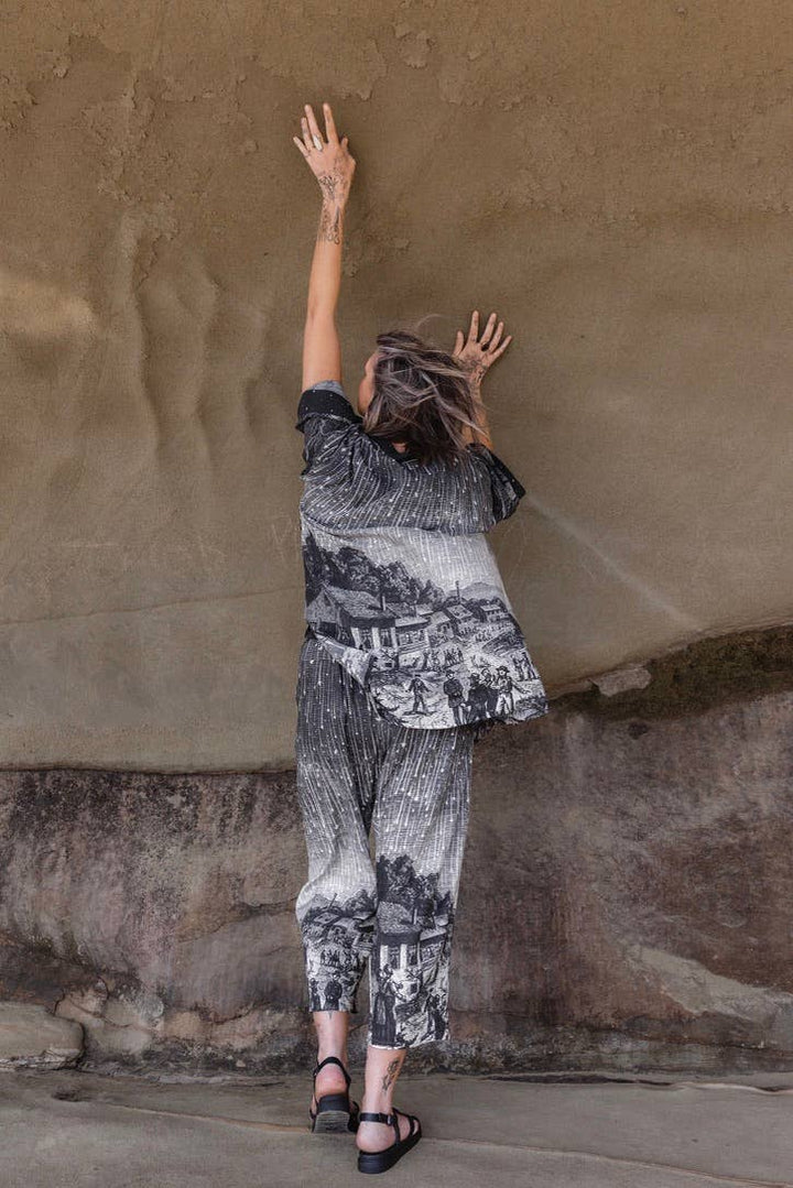 The Stargazer Matineé Duster w/ Celestial Print