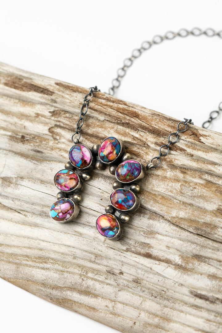 J. Frank 19-21" Pink Dahlia Statement Necklace