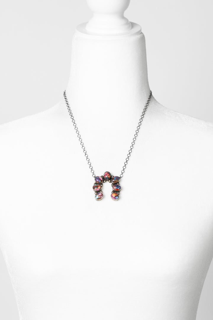 J. Frank 19-21" Pink Dahlia Statement Necklace