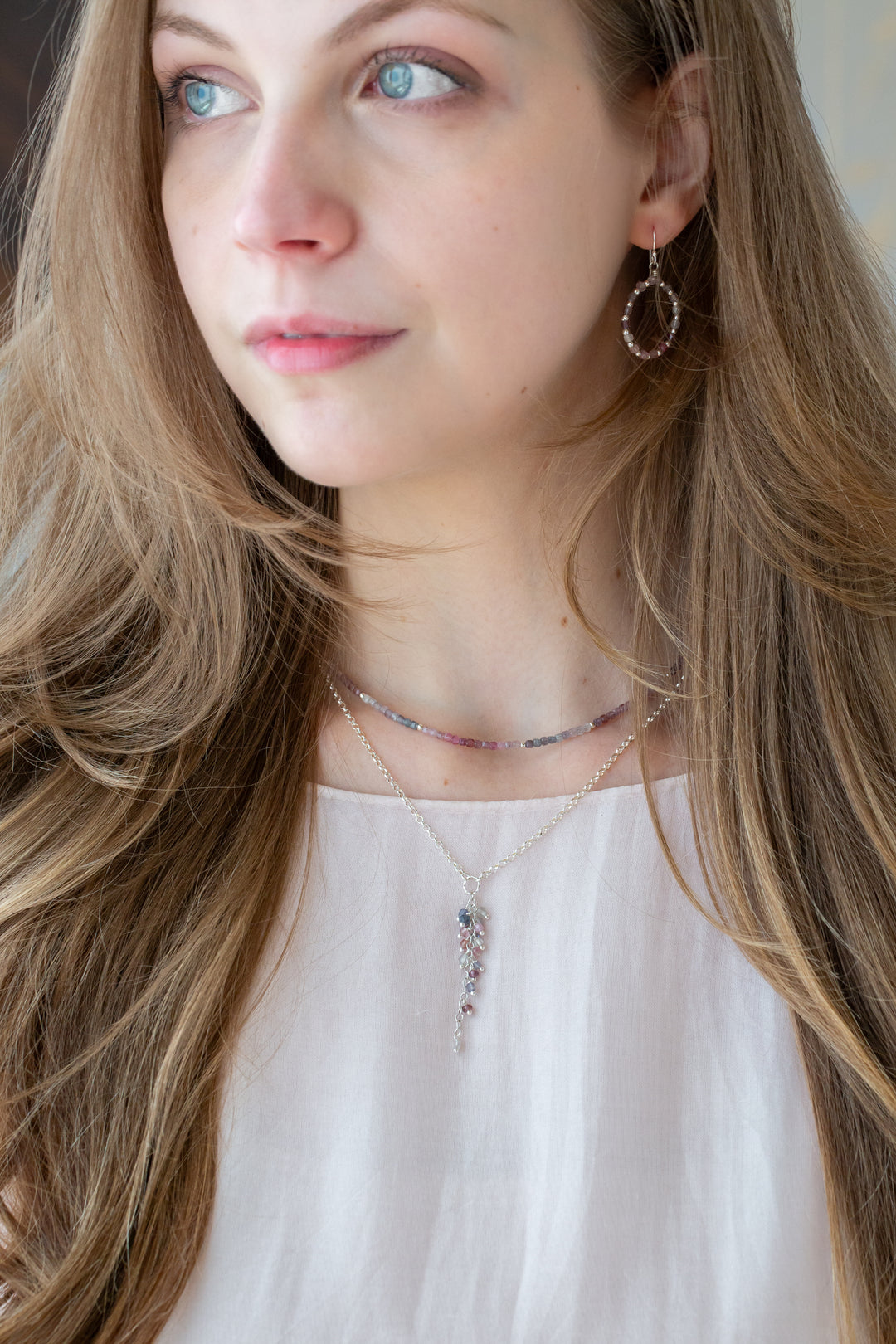 Celestial 14-16" Spinel Simple Necklace