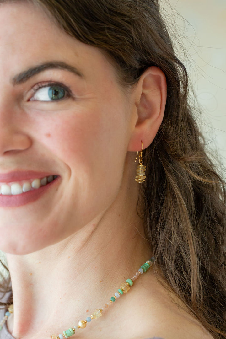 Bellini Citrine Simple Earrings