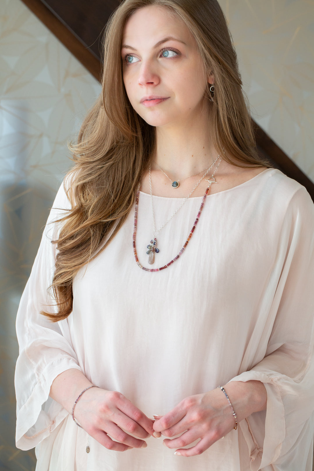 Celestial 27.5" Spinel Simple Necklace