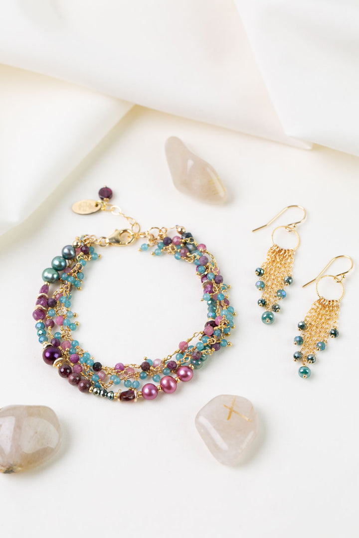 Designer Gemstone Earrings & Bracelet Subscription