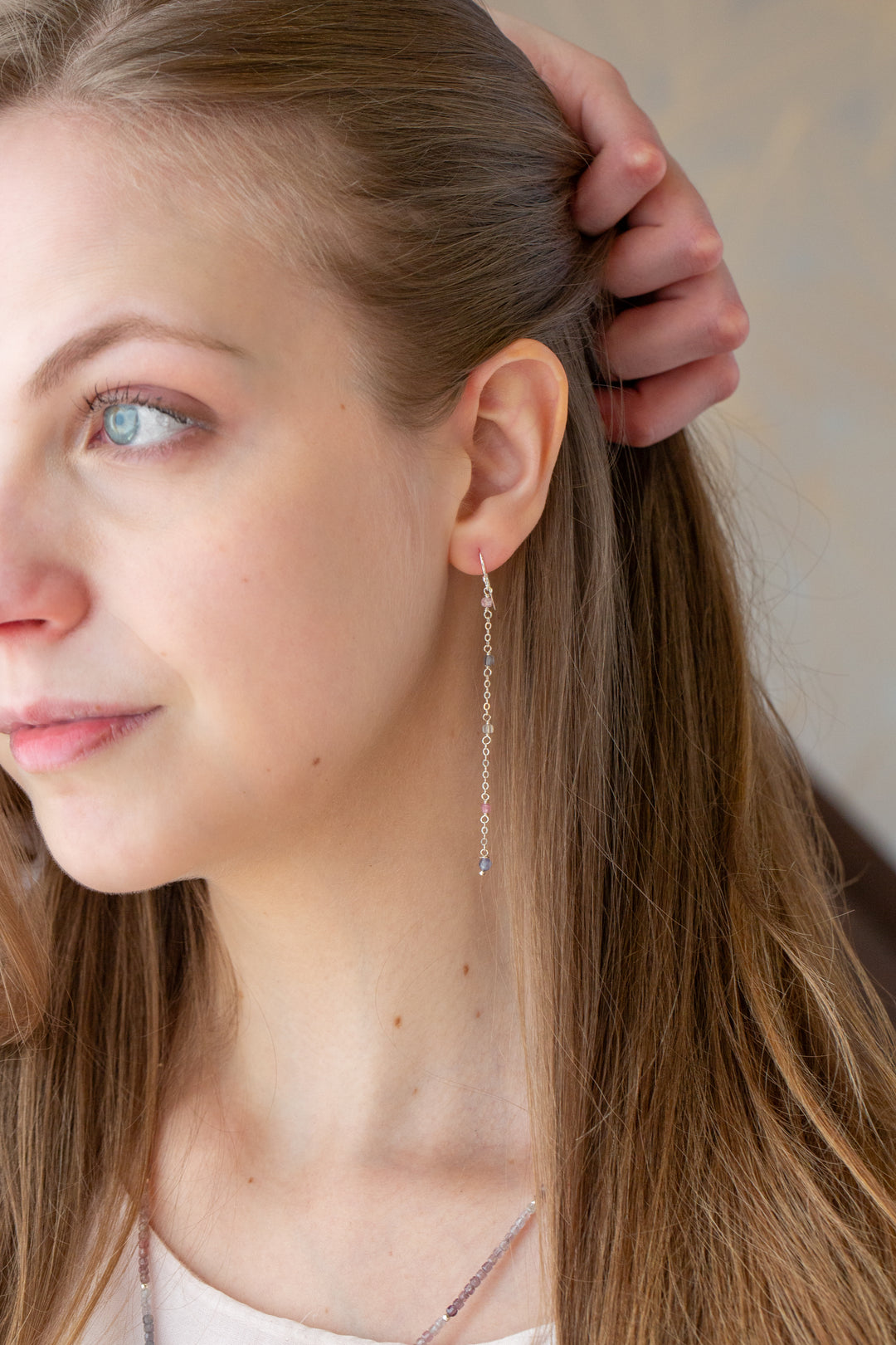 Celestial Spinel Dangle Earrings