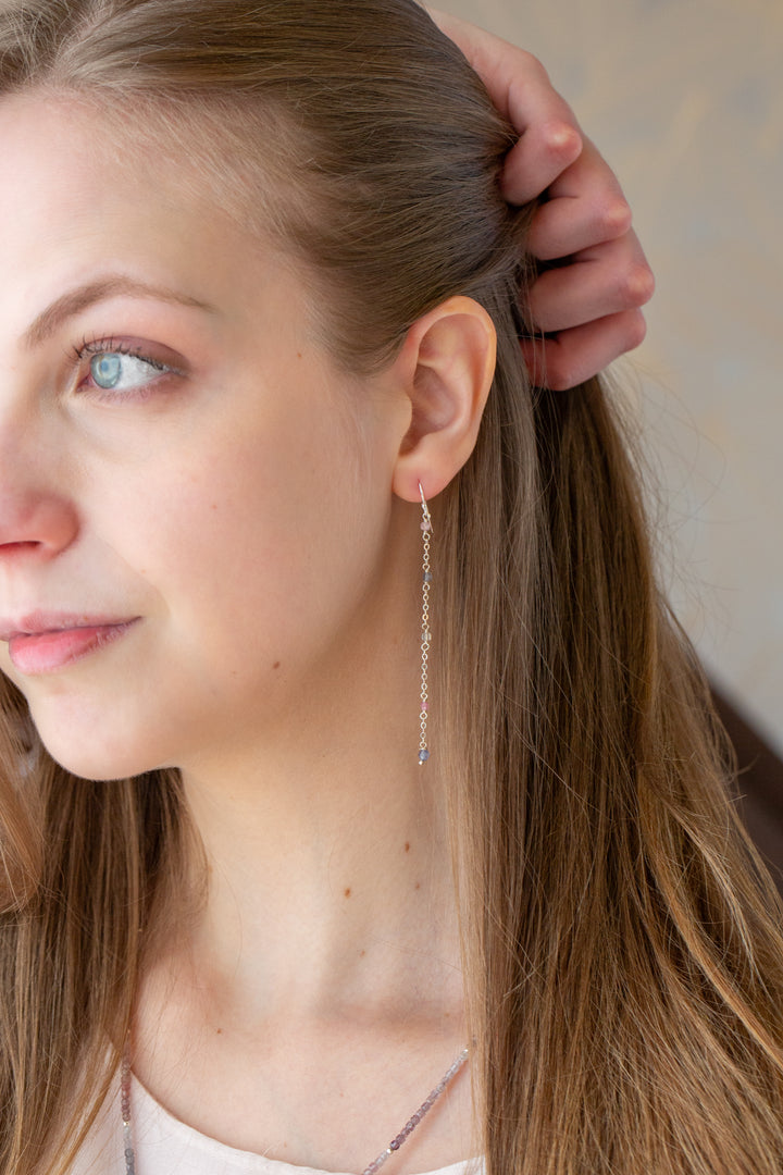 Celestial Spinel Dangle Earrings