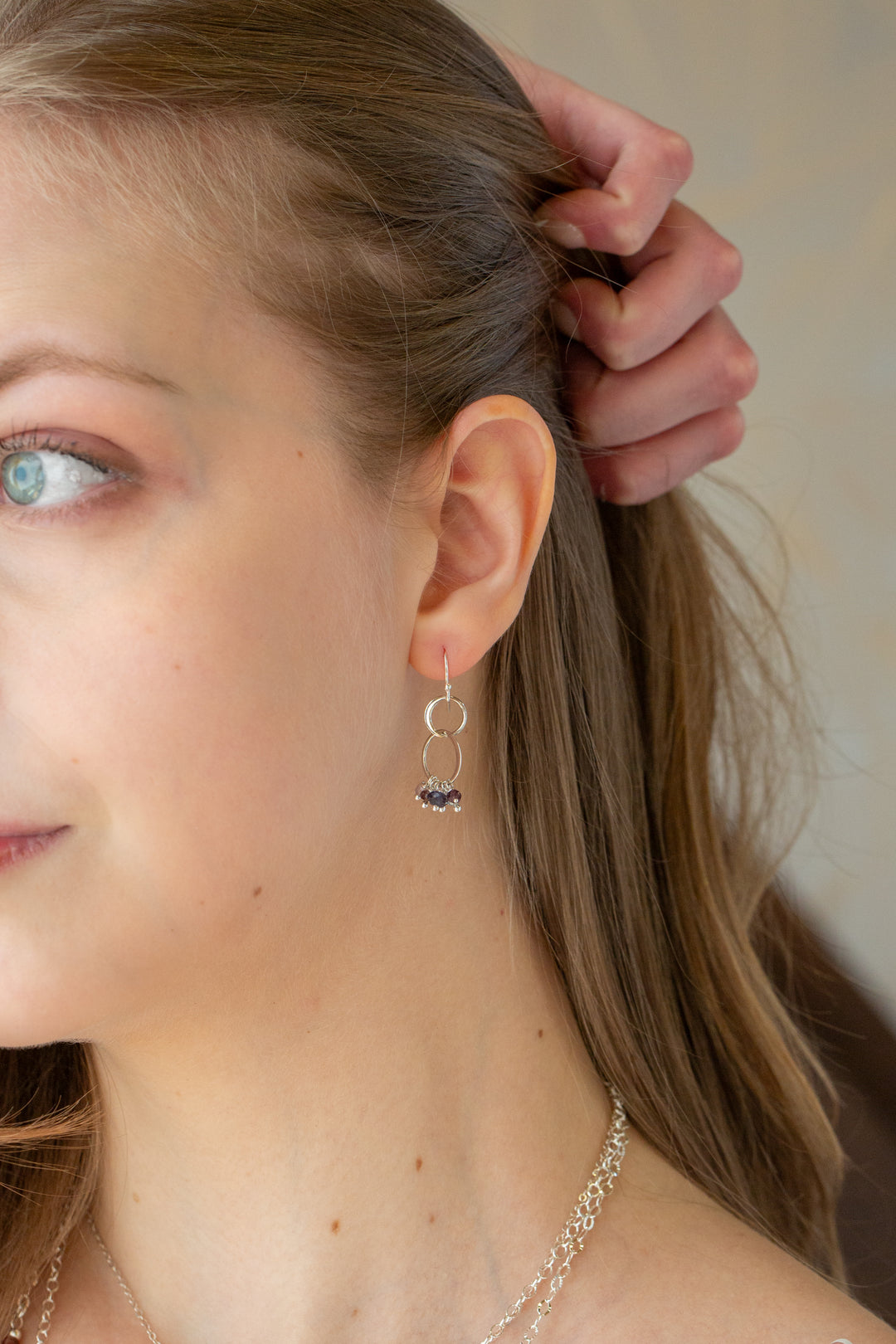 Celestial Spinel Dangle Earrings