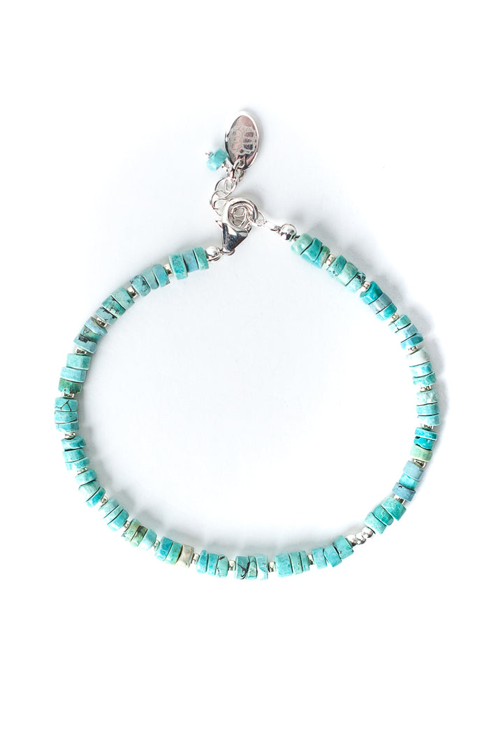 *Bloom 7.5-8.5" Turquoise Sterling Silver Bracelet