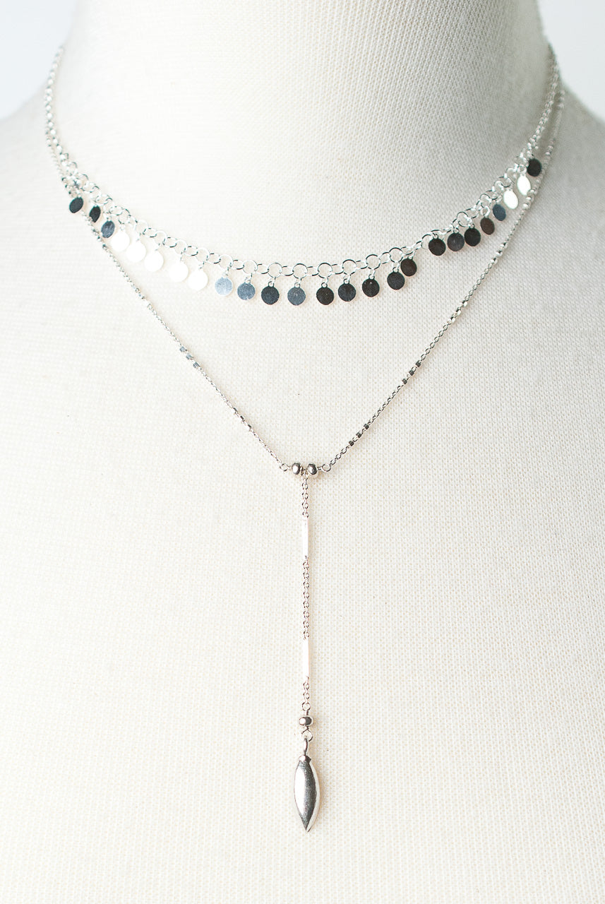 *Bloom 14-16" Sterling Silver Multistrand Necklace
