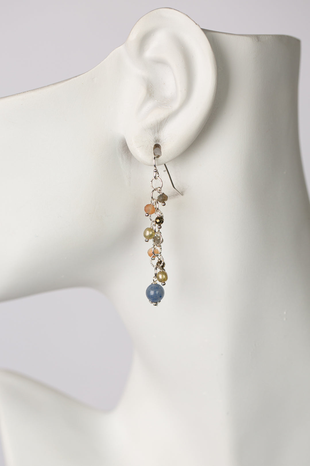 Cascades Gemstone Cluster Dangle Earrings