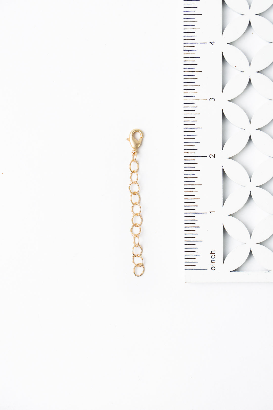 Matte Gold Plated Brass 2 Extender Chain – Anne Vaughan Designs