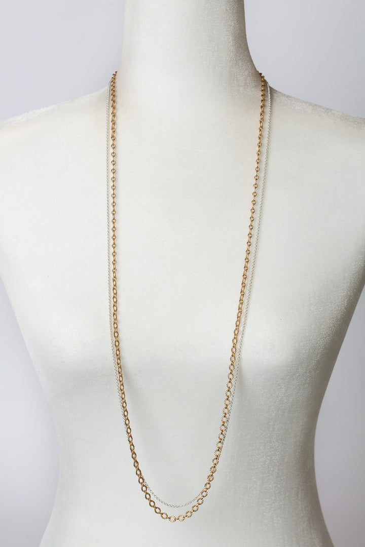Emerald Isle 37.5-39.5" Multistrand Simple Layer Necklace
