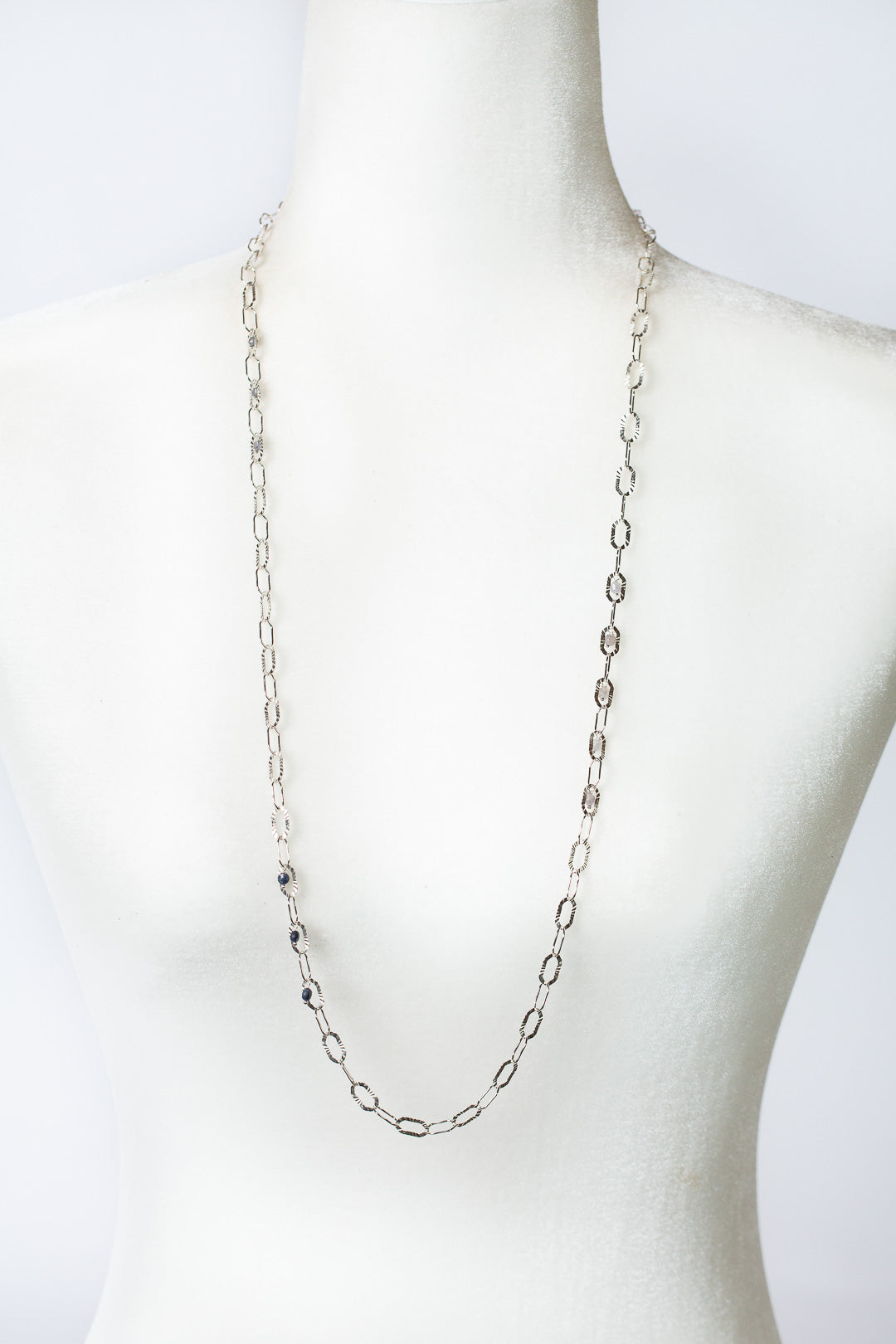 Ethereal 35-37" Iolite, Sodalite Simple Necklace