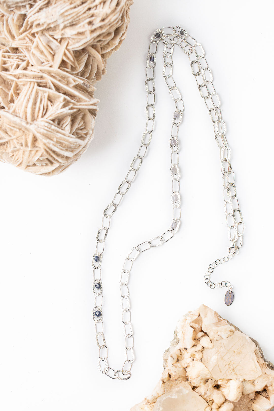 Ethereal 35-37" Iolite, Sodalite Simple Necklace