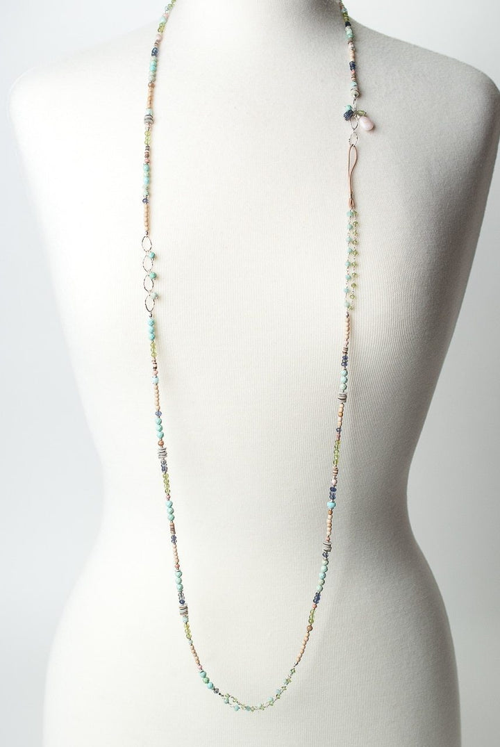 Fresh Air 50-52" Long Gemstone CollageLayer Necklace