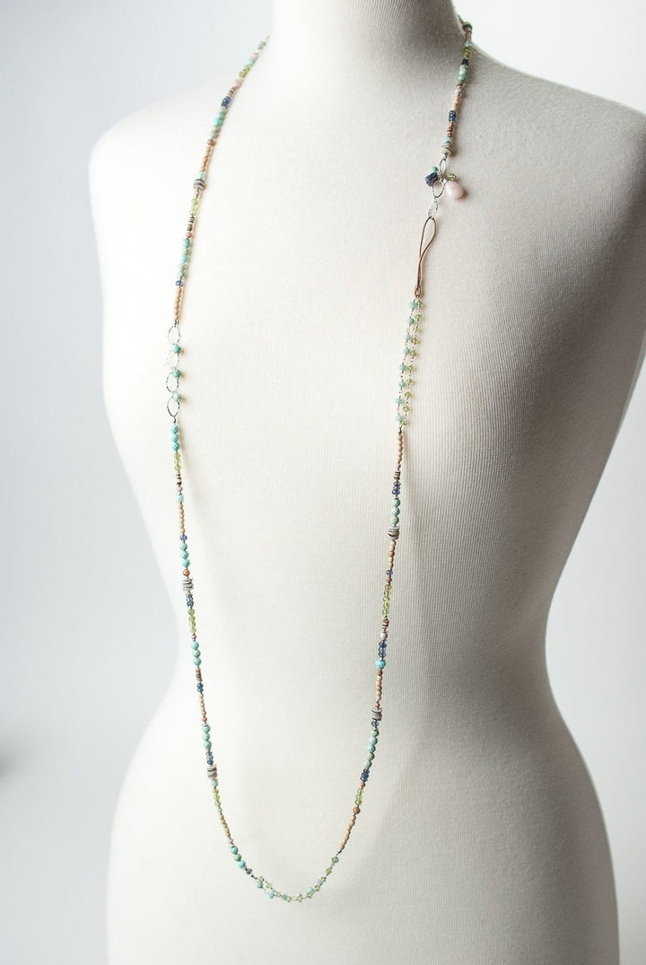 Fresh Air 50-52" Long Gemstone CollageLayer Necklace