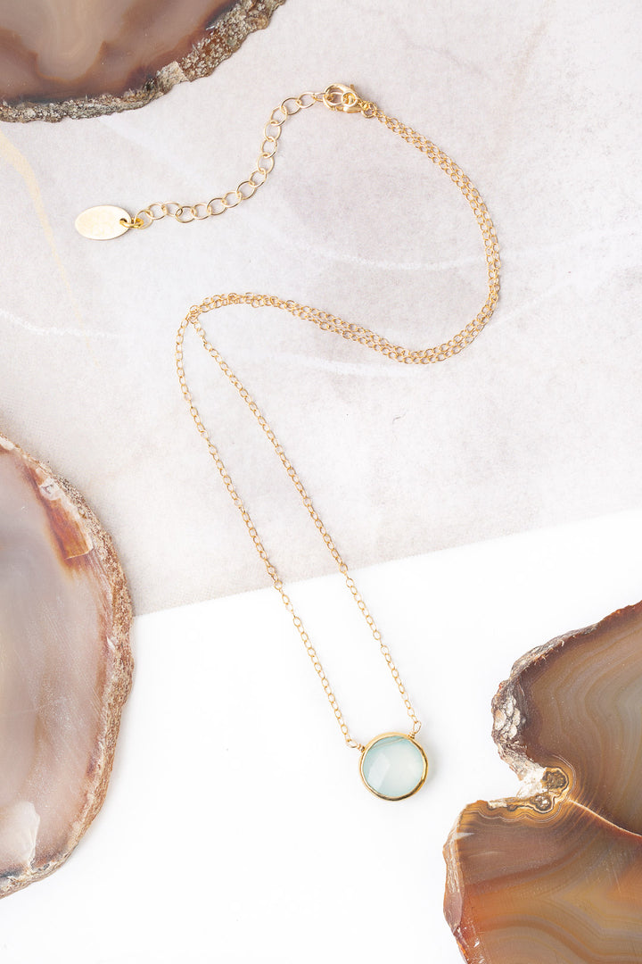 Favorites 16-18" Chalcedony Simple Necklace