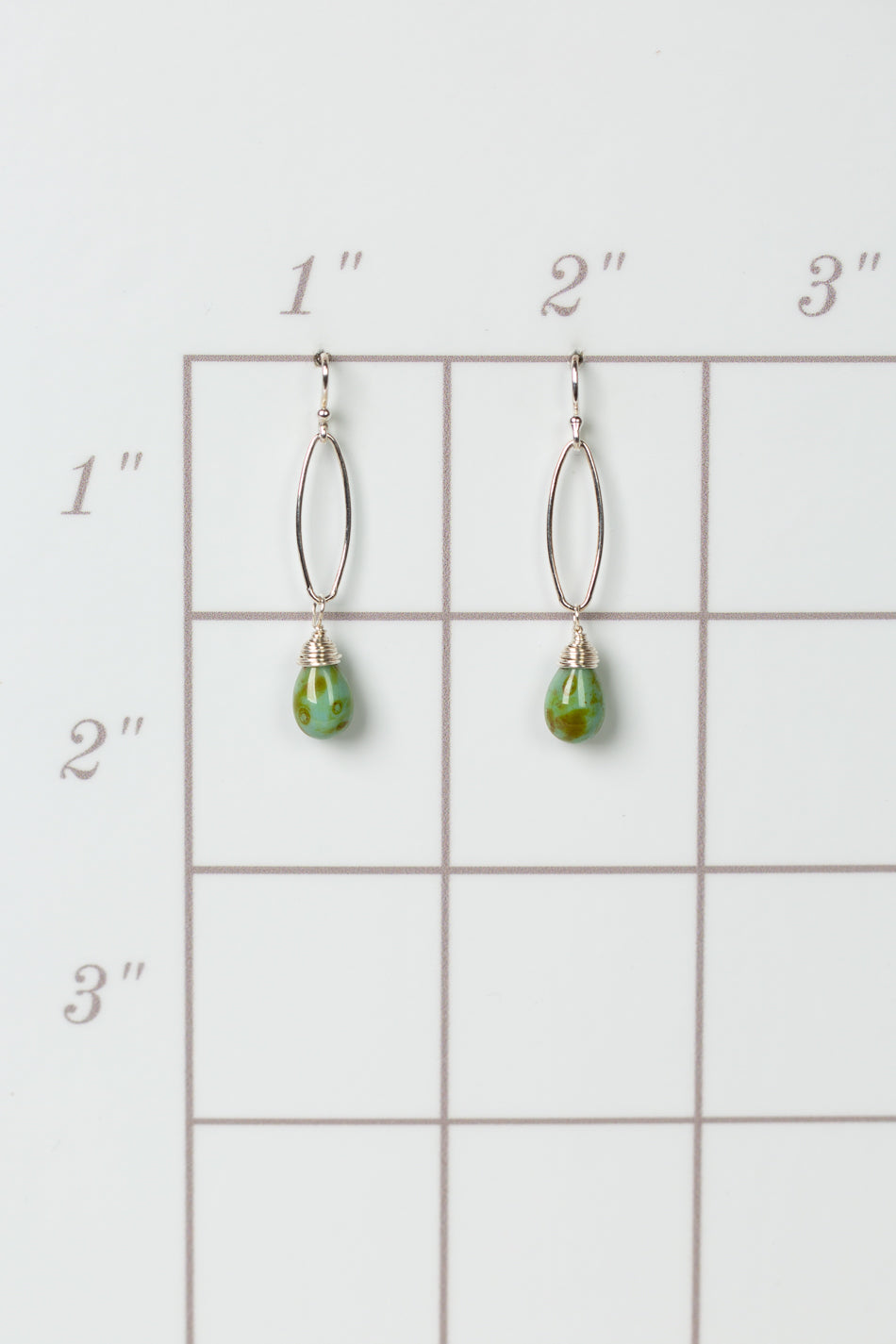 *Gentle Breeze Czech Glass Dangle Earrings (limited)