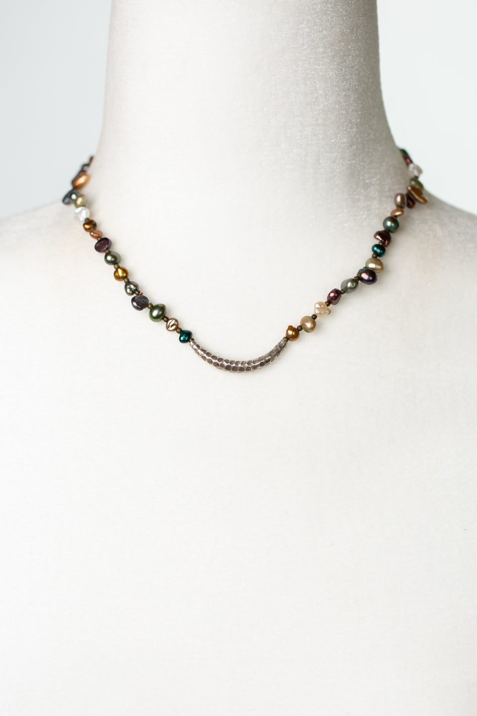 Imperfect Perfection 15.5-17.5" Colorful Freshwater Pearl Simple Necklace