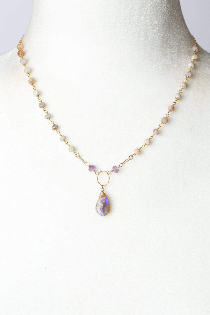 Limited Edition 16.5-18.5" Amethyst Statement Necklace