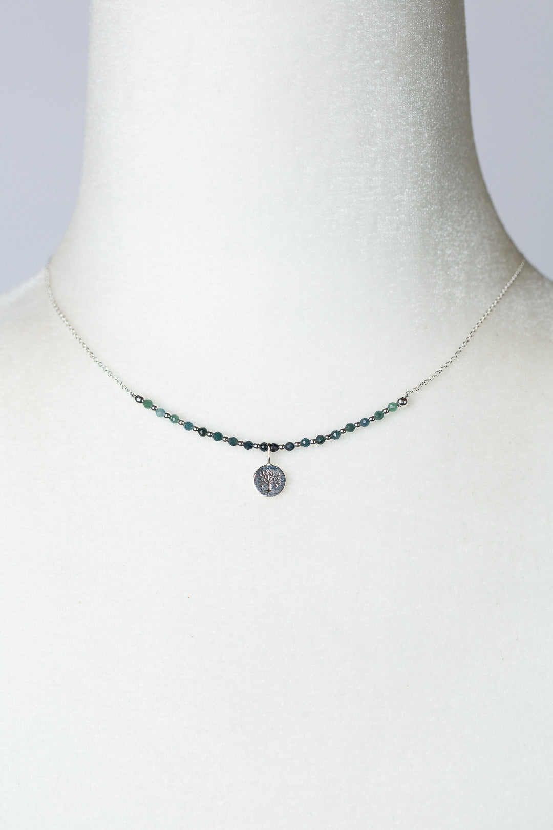 Limited Edition 14.5-16.5" Blue Tourmaline Simple Necklace