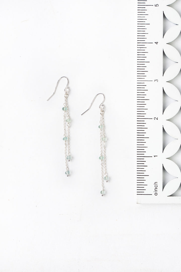 Limited Edition Fluorite Tassel Earrings