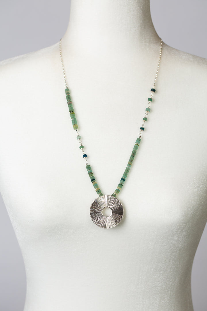 One Of A Kind 27-29" Roman Glass Statement Necklace