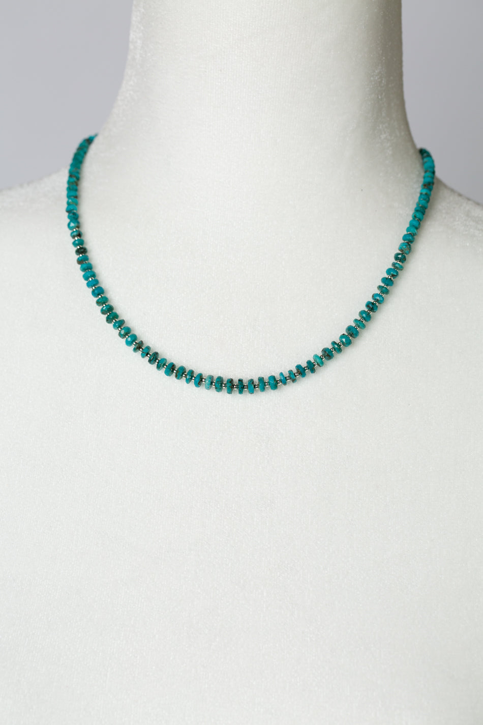 One Of A Kind 16.5-18.5" Natural Turquoise Collage Necklace